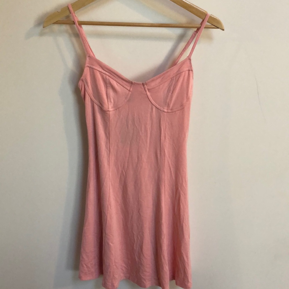 Never worn w tags on light pink cotton sundress